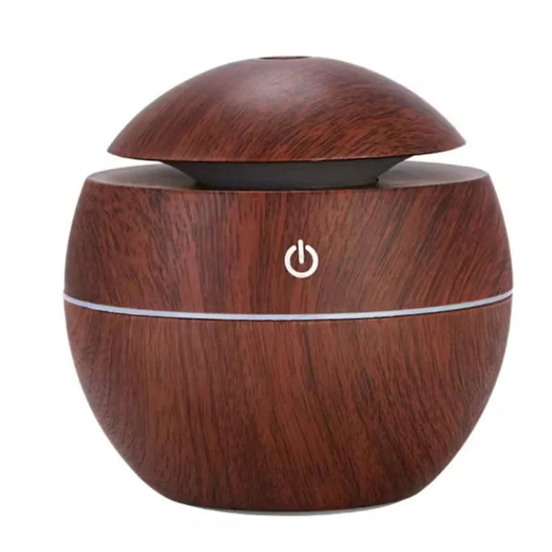 Difusor de Aromas con Luz LED – Diseño Redondo y Elegante