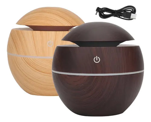 Difusor de Aromas con Luz LED – Diseño Redondo y Elegante